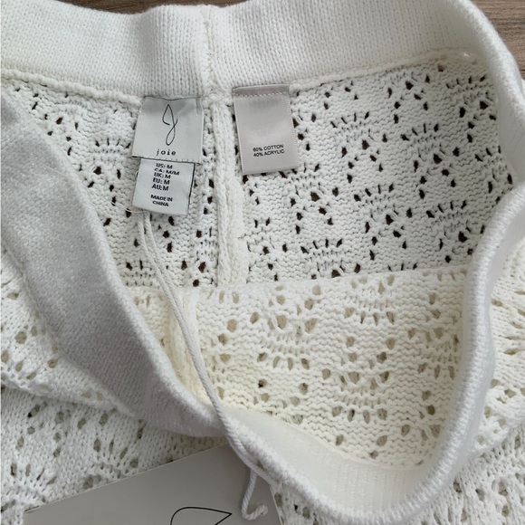 Joie 2 Pc Set Crochet Wide Leg Pants And Tank Top - Picture 9 of 11